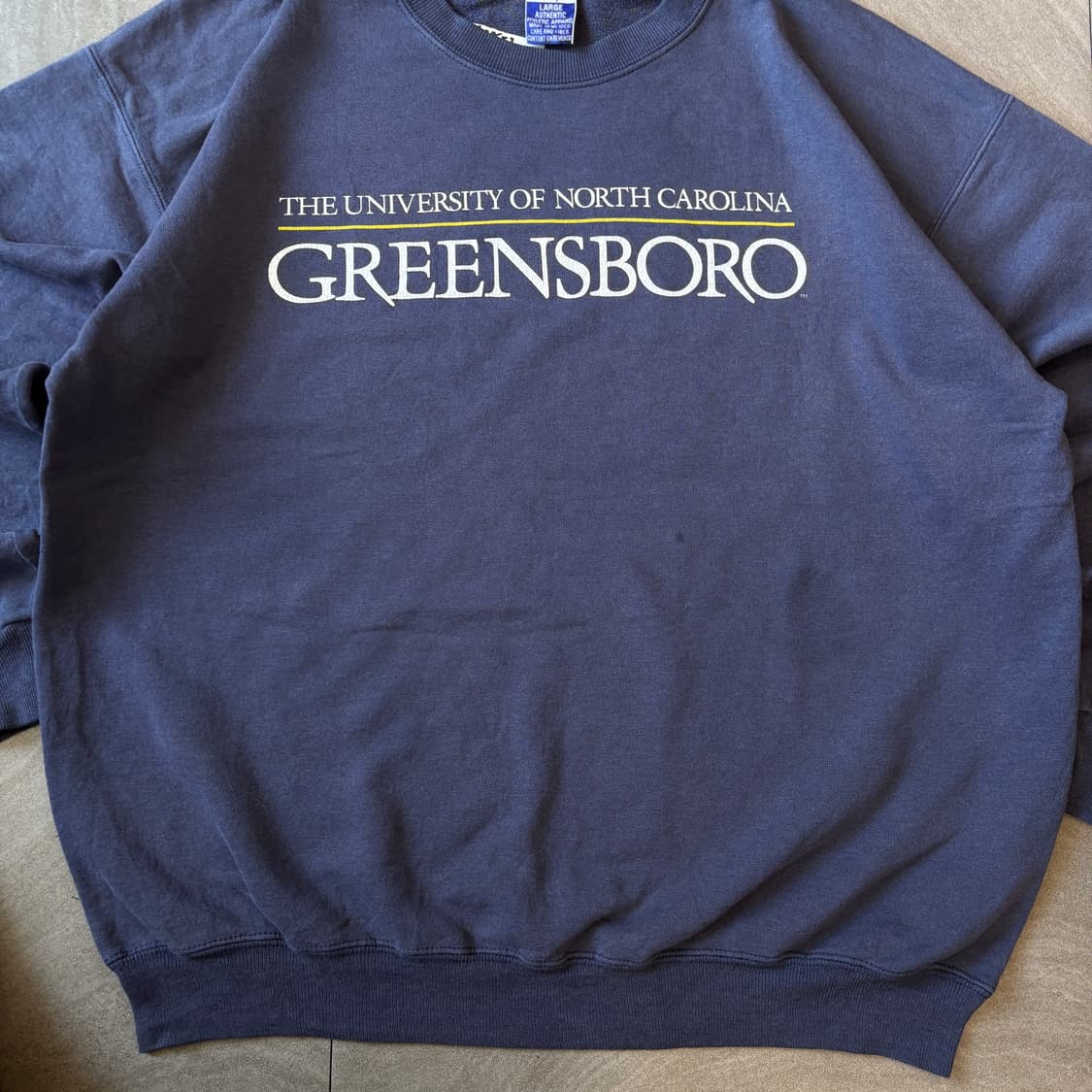 90s 90년대 생산 챔피온 네이비 스웻 셔츠 상품이미지4