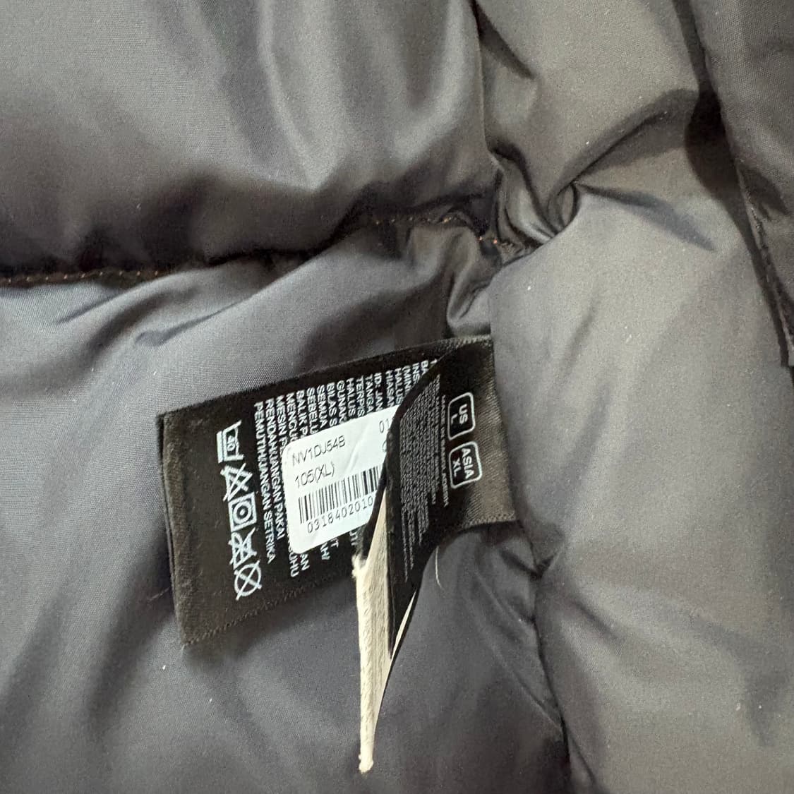 노스페이스 눕시 조끼패딩 오렌지 상품이미지3