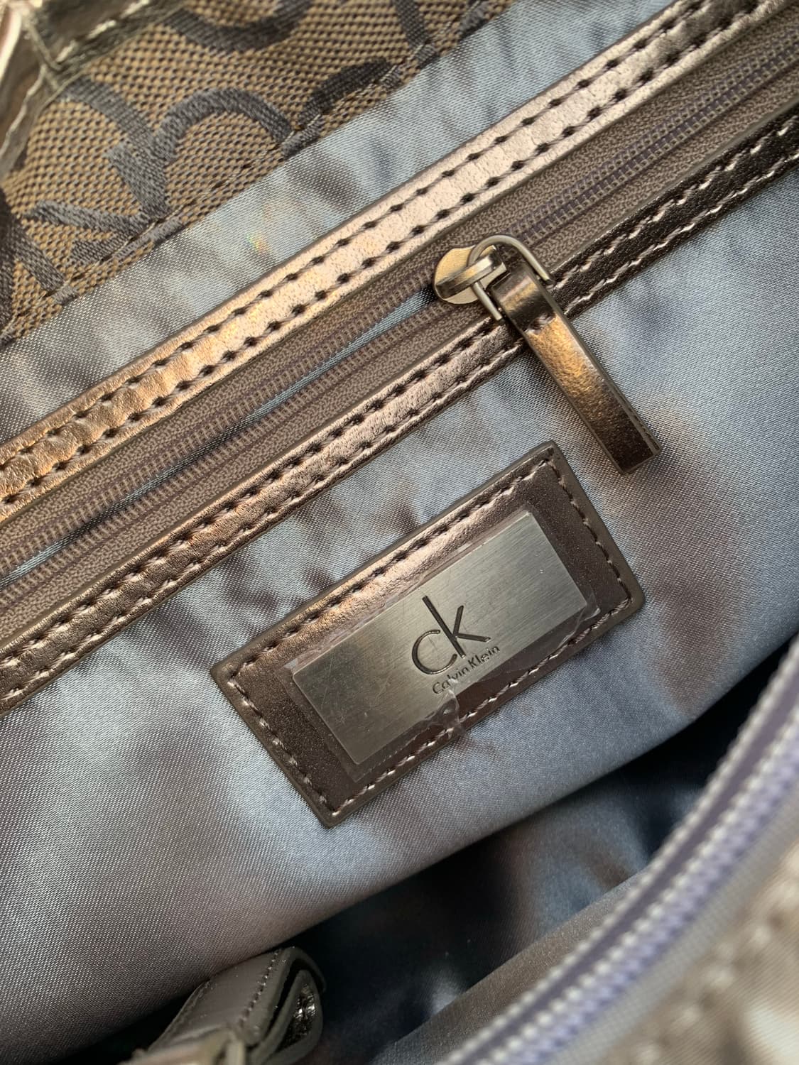 🩶Calvin Klein Y2K Silver Soulder Bag 상품이미지7