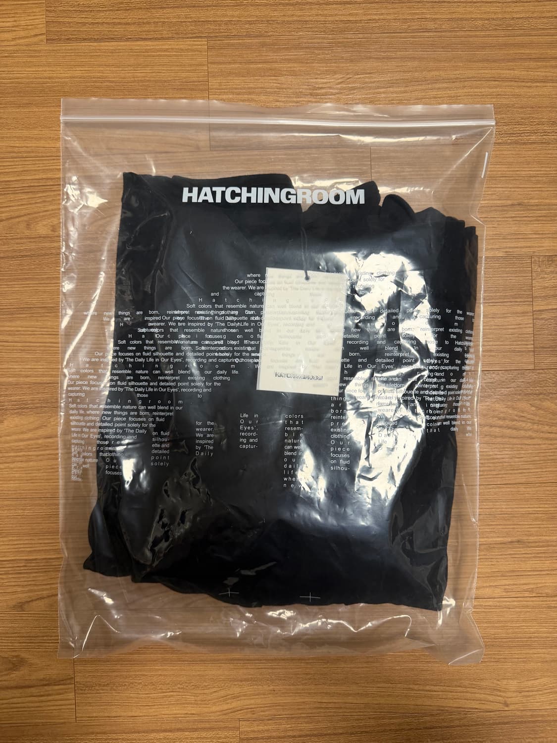 Hatchingroom 해칭룸 Based Hoodie Black (3) 상품이미지1