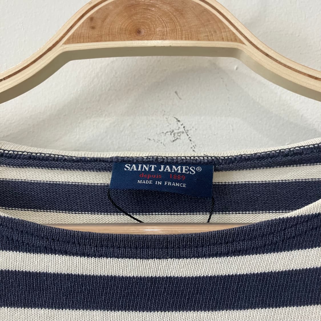 249 세인트제임스 스트라이프 롱슬리브 네이비 상품이미지2