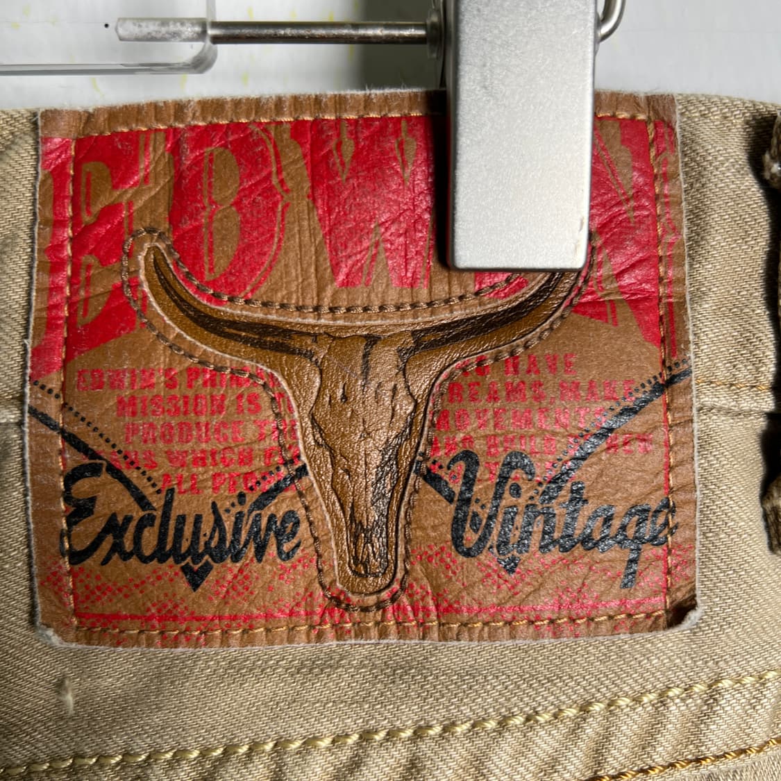 Edwin 에드윈 익스클루시브 빈티지 웨스턴 데님 팬츠 34 상품이미지7