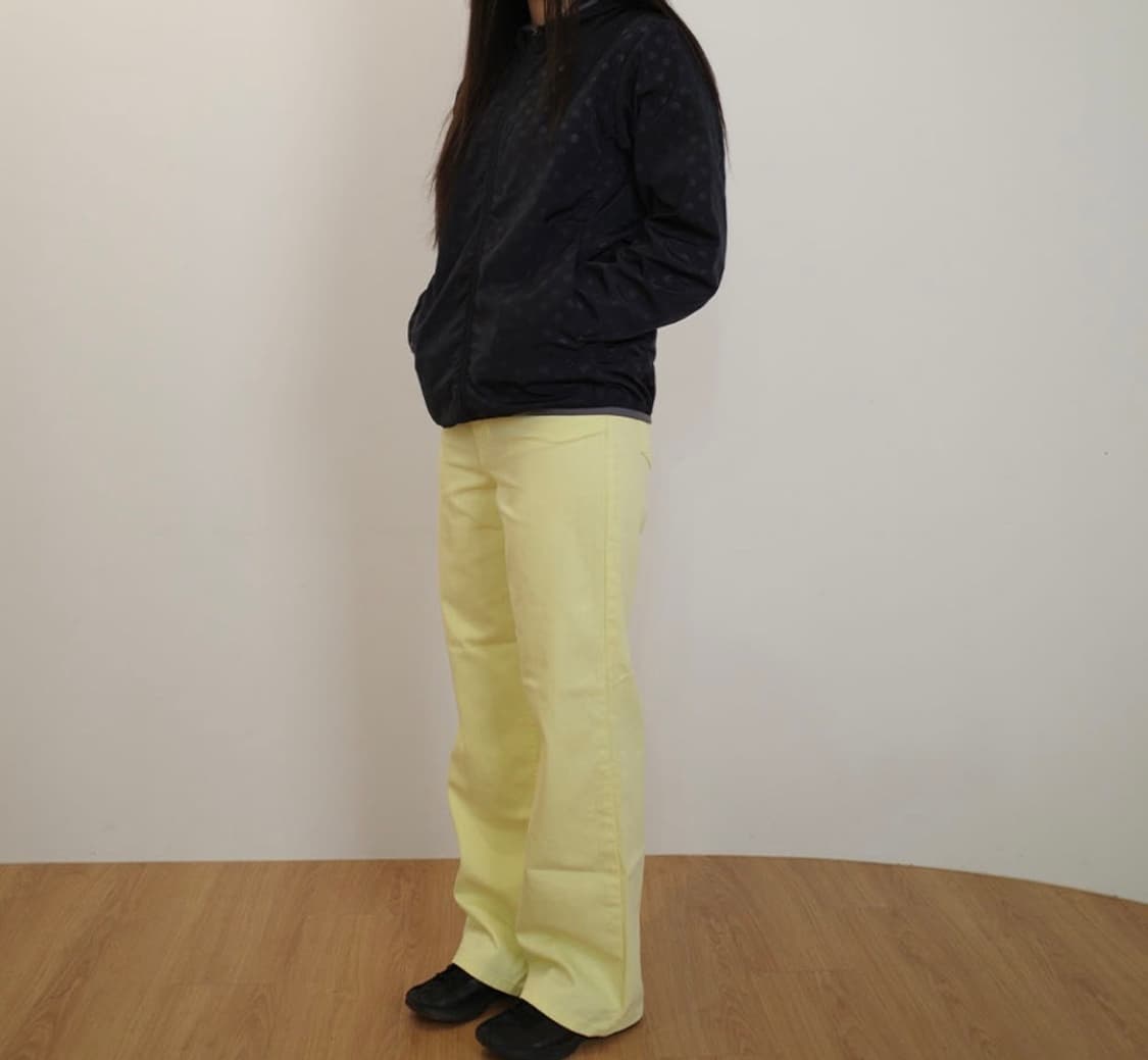 kimaura 비비드 코튼 팬츠 네온 상품이미지1