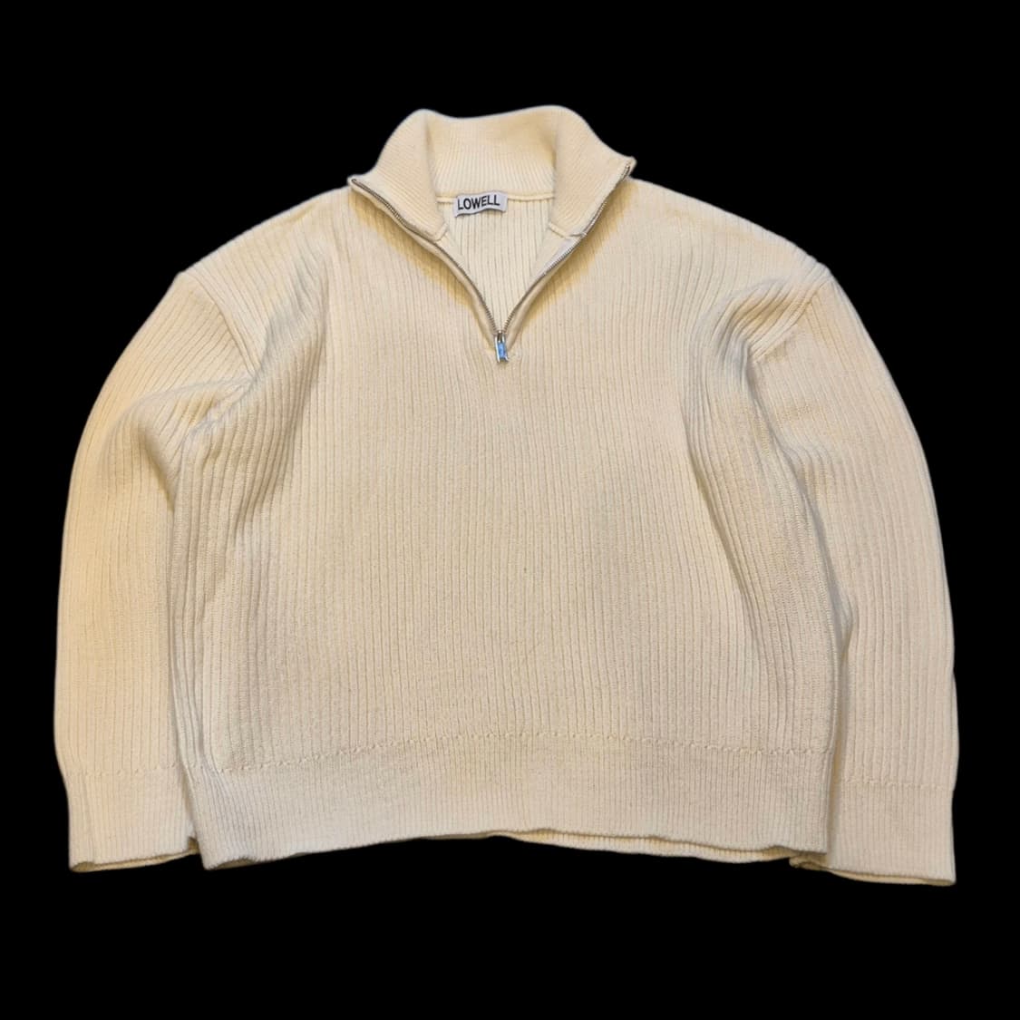 FREE 아이보리 하프집업 니트 상품이미지1