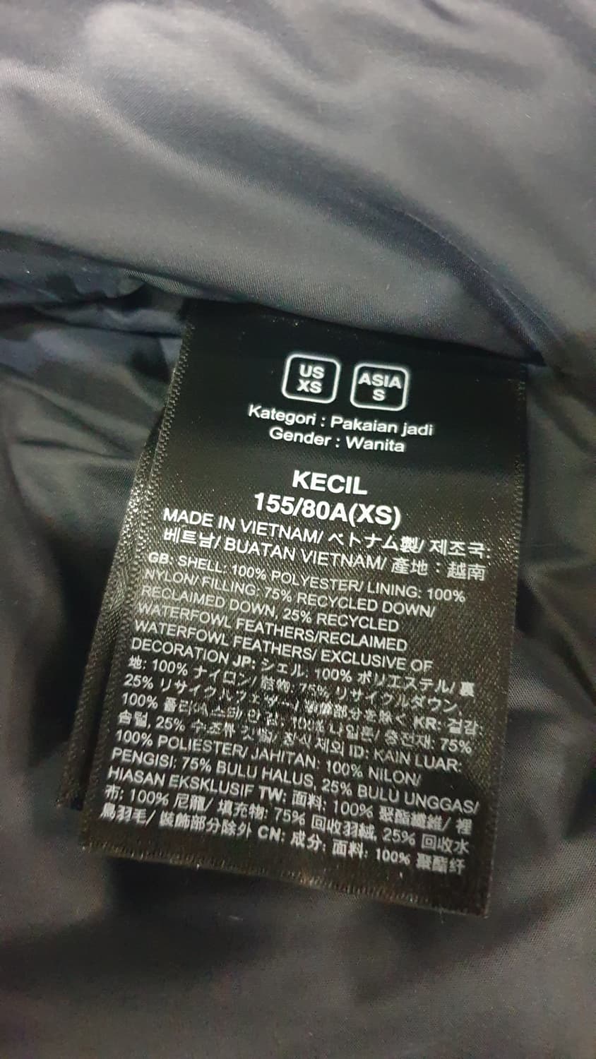 노스페이스 셰르파 눕시 뽀글이 패딩 XS 상품이미지5