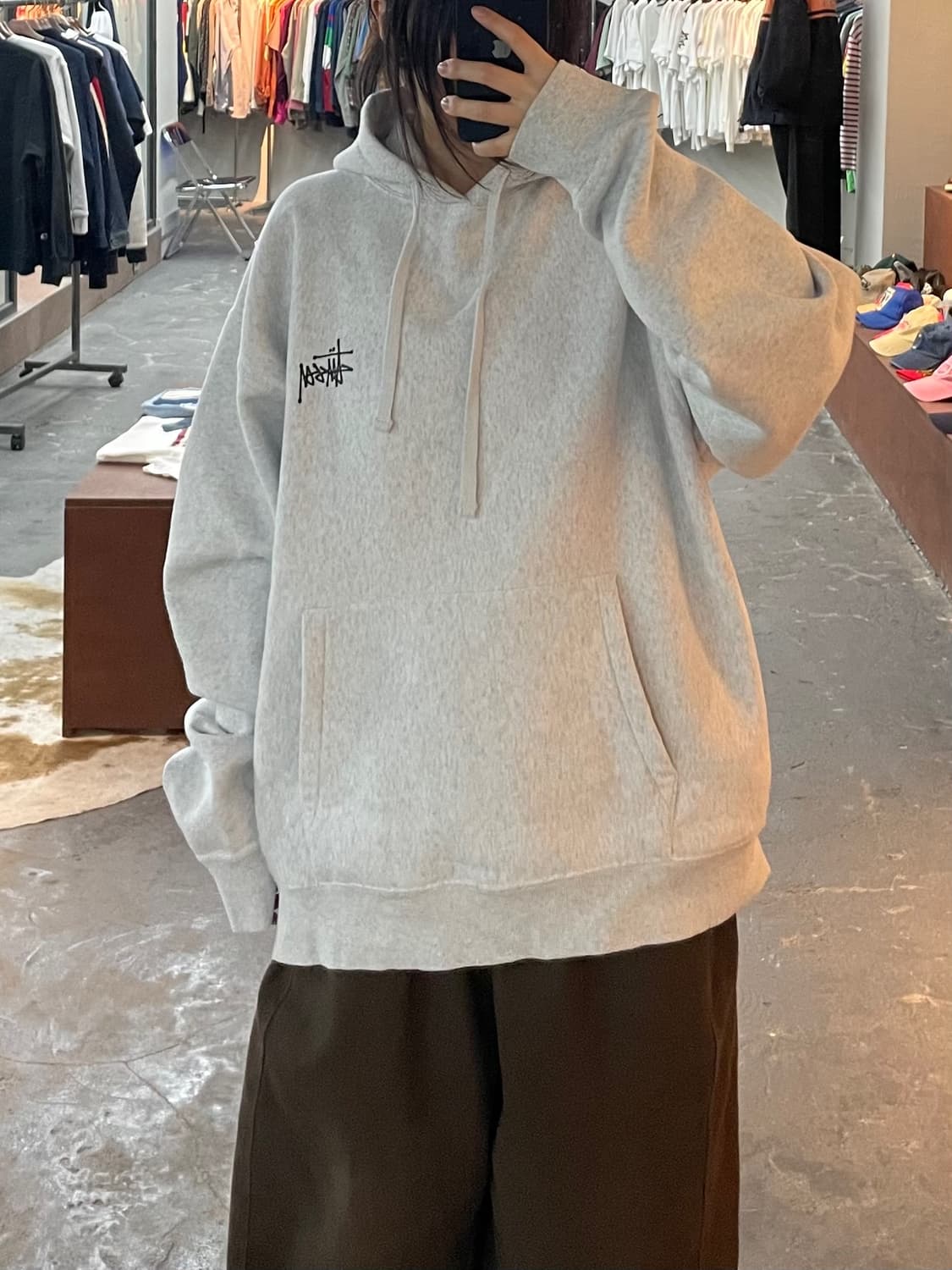 스투시 베이직로고 후드티 H2566 상품이미지1