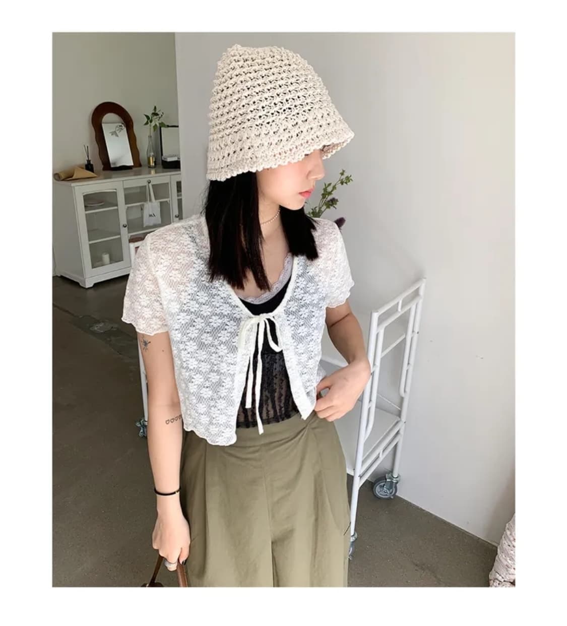 니지 floria vintage 가디건 아이보리 상품이미지1