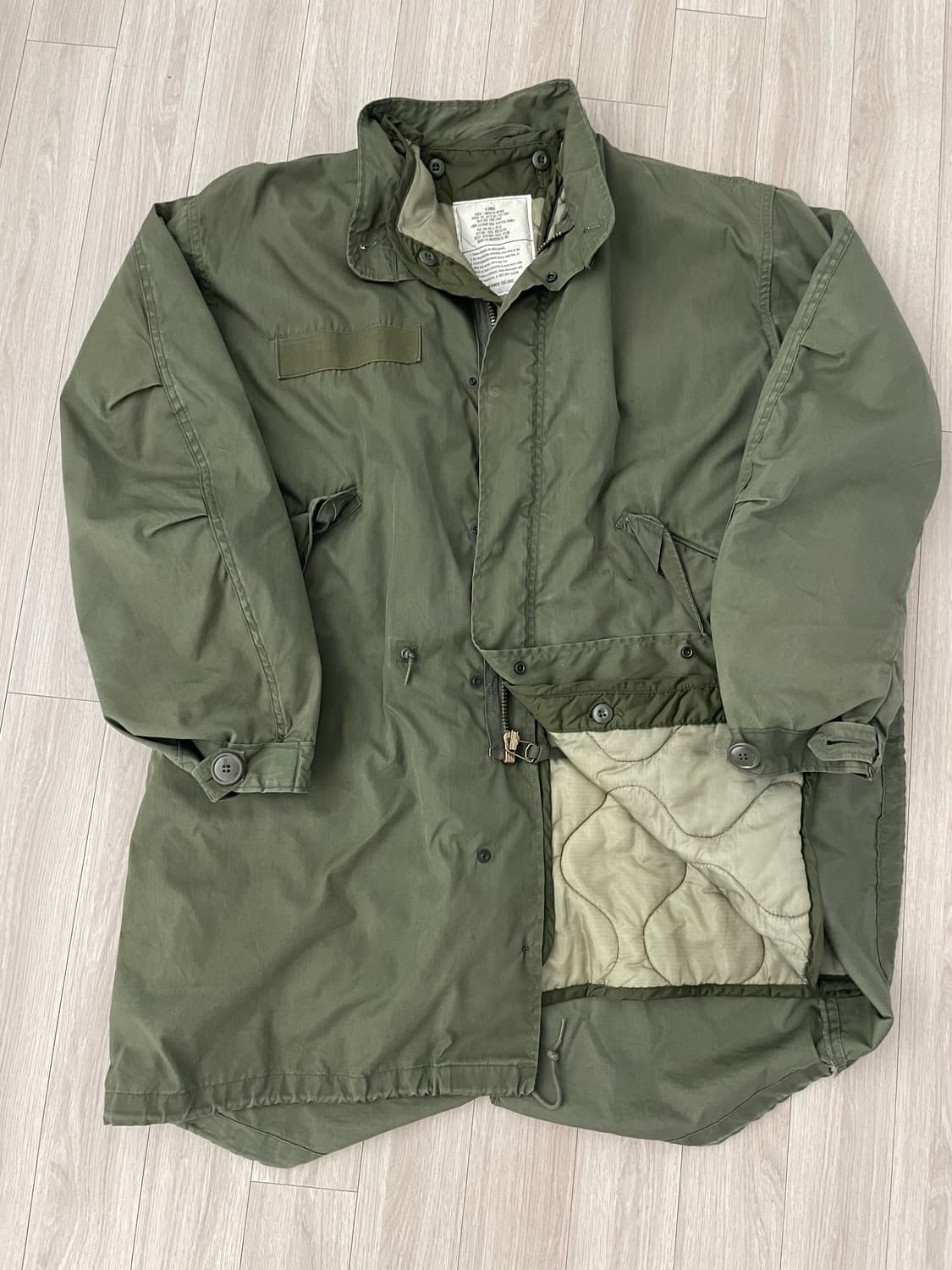 미군 오리지널(OG) M65 피쉬테일 파카 XS 상품이미지1