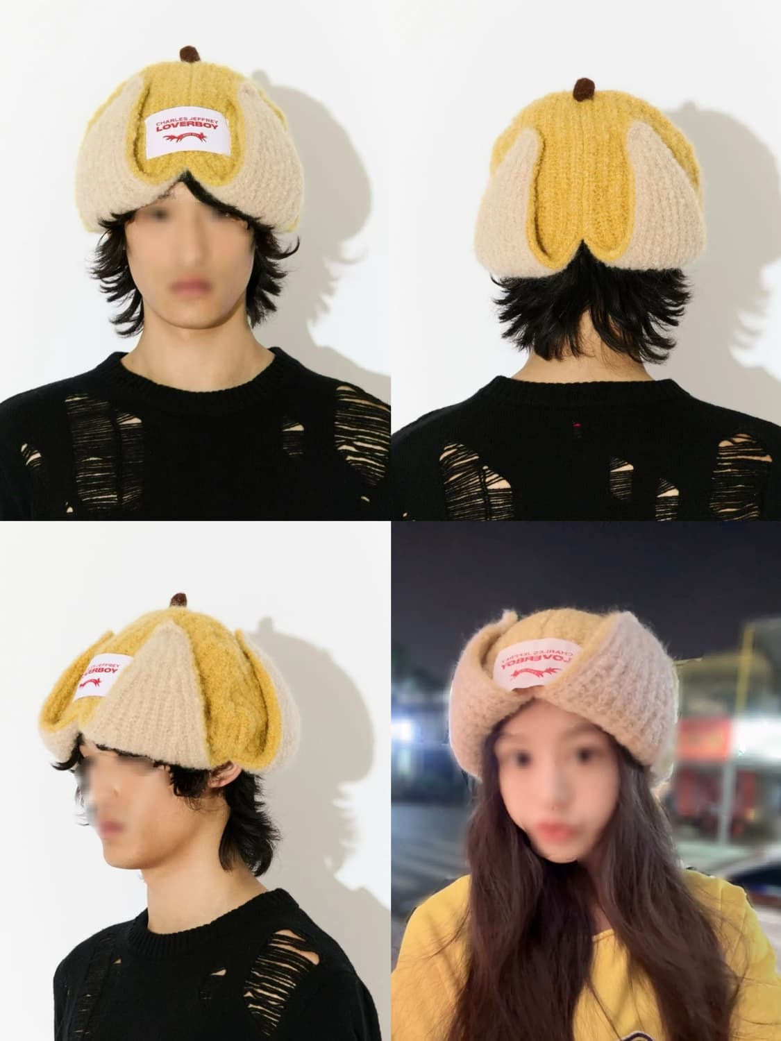 찰스 제프리 러버보이 옐로우 바나나 비니 모자 상품이미지2