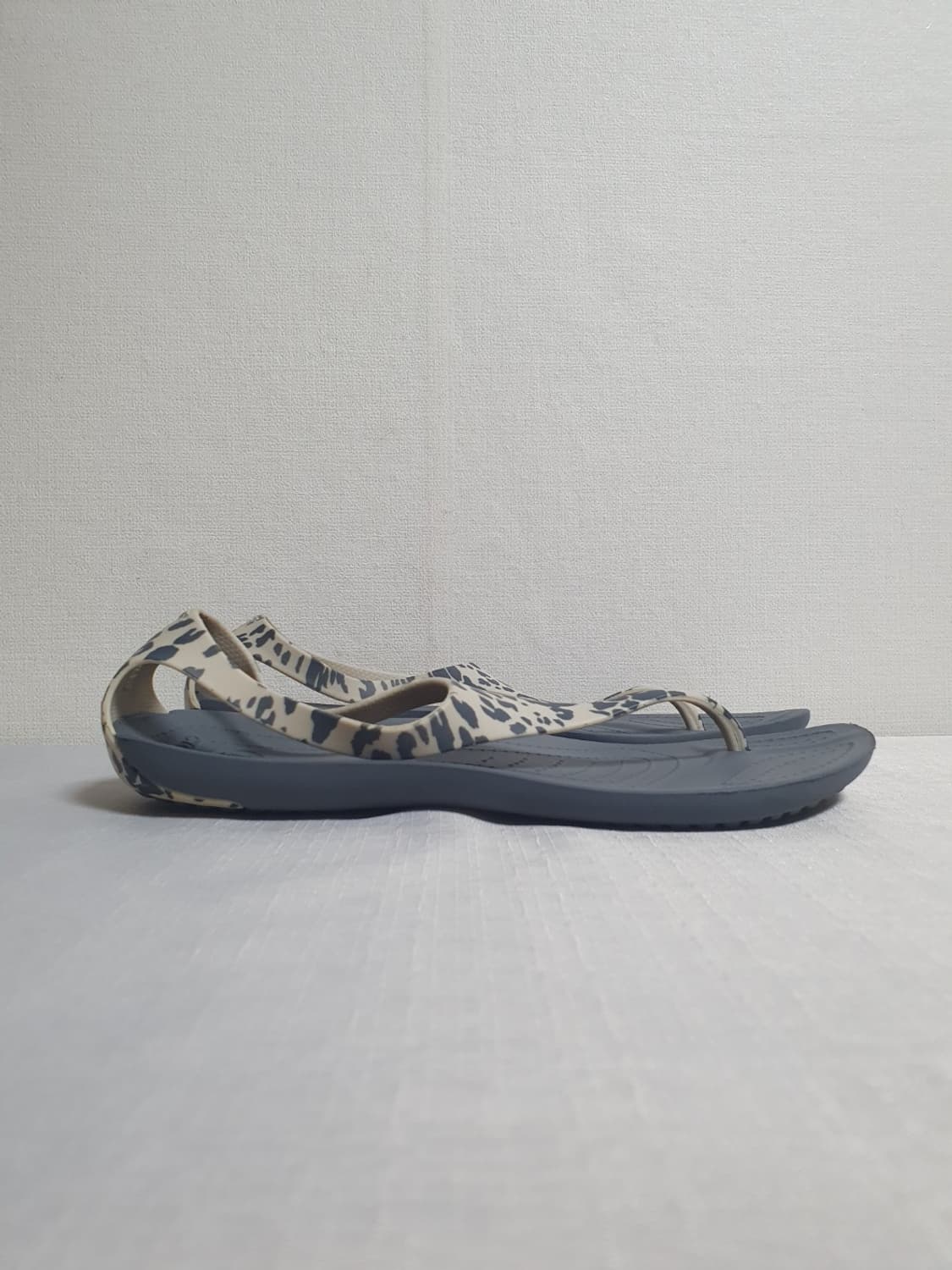 240mm 크록스 쪼리 섹시 레오파드 프린트 플립플랍 상품이미지3