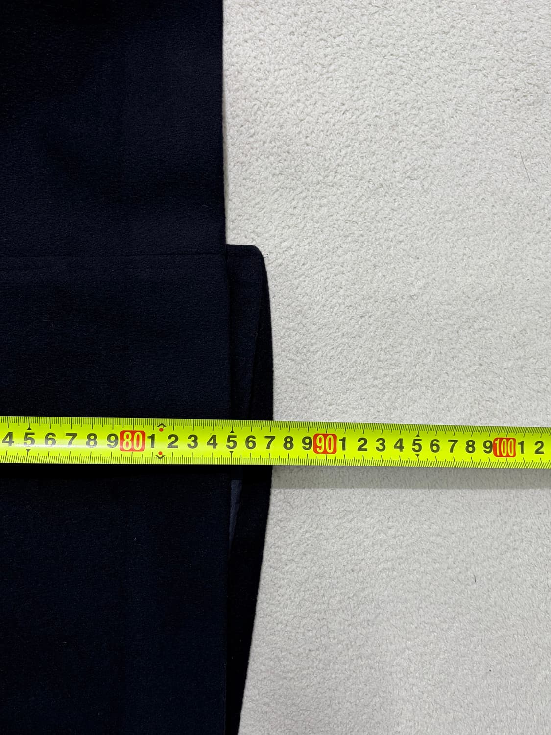 입생로랑 캐시미어 혼방 싱글 코트 네이비 95-100 상품이미지6