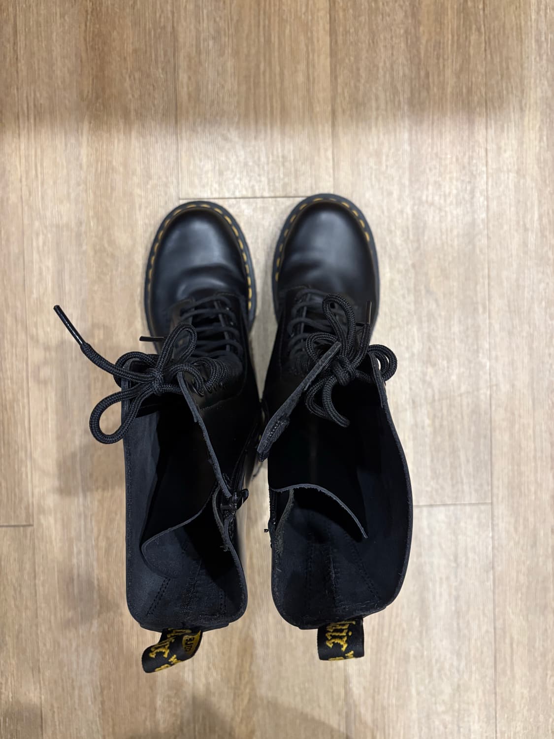 닥터마틴 14홀 1914W 지퍼 롱부츠 워커 240 UK5 상품이미지5