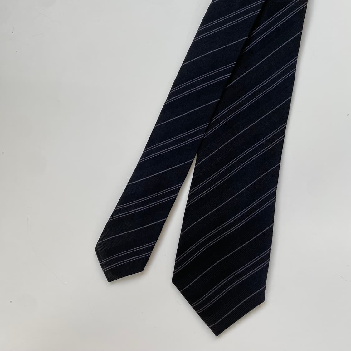 COMME CA ISM(꼼사이즘) 블랙 실크넥타이6.6cm 상품이미지8