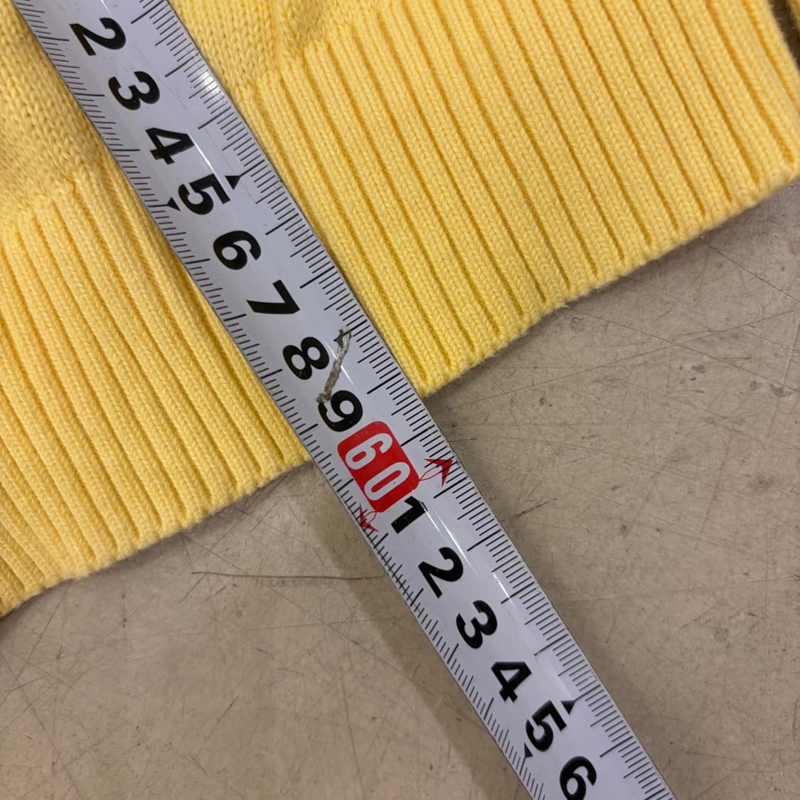 빈폴 스몰로고 옐로우 케이블 니트 상품이미지4