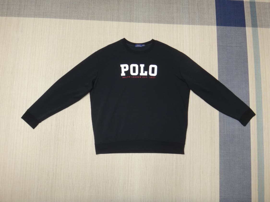 (2XL) 폴로랄프로렌 프린팅 로고 기모 크루넥 맨투맨 상품이미지2