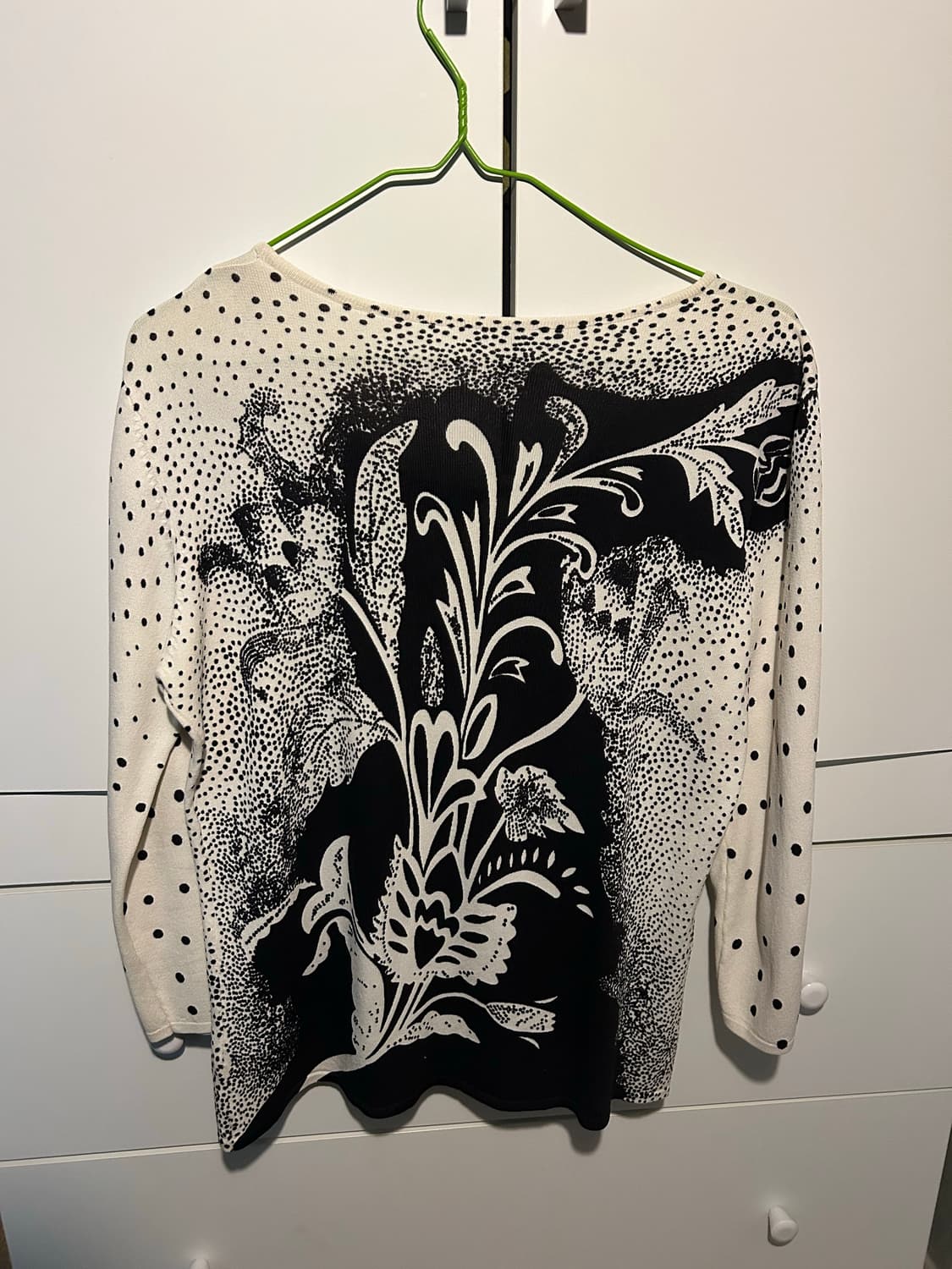 다크패턴 오리엔탈무드 빈티지 7부 티셔츠 상품이미지2