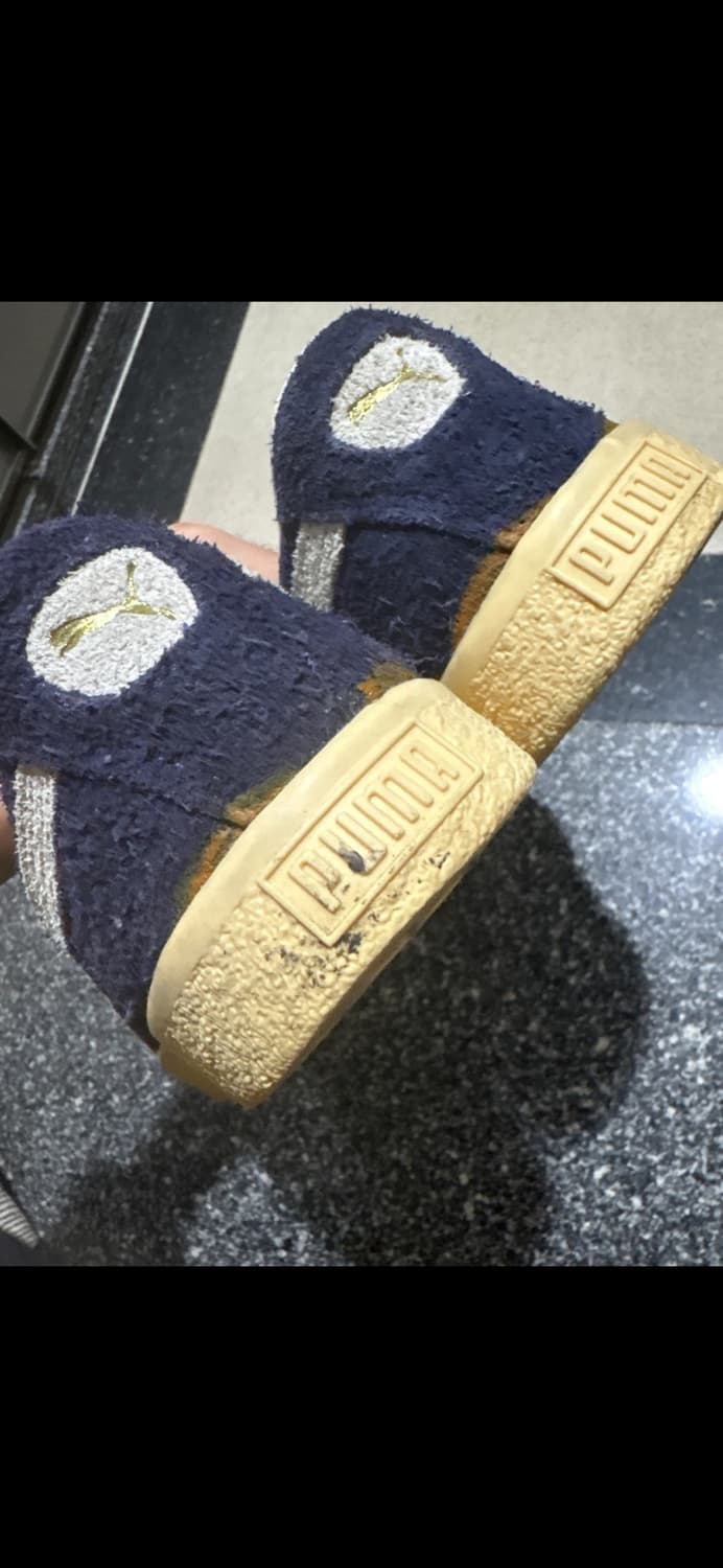 푸마 스웨이드 빈티지 네이비 스니커즈 상품이미지5