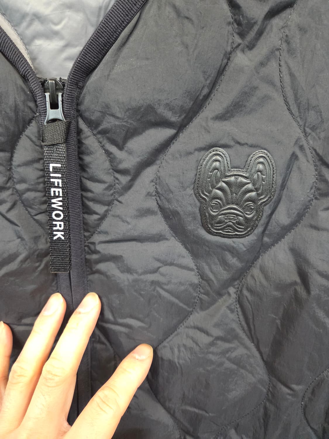 라이프워크 웨이브 퀄팅 패딩조끼 L 상품이미지4