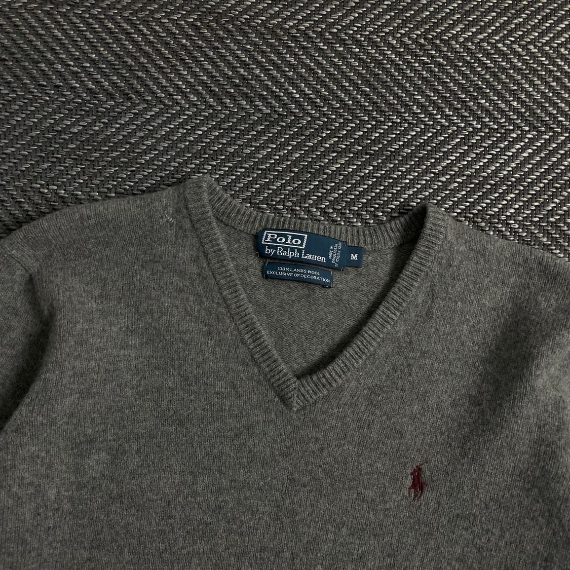 90s 폴로 랄프로렌 캐시미어 브이넥 긴팔 니트y 3868 상품이미지5