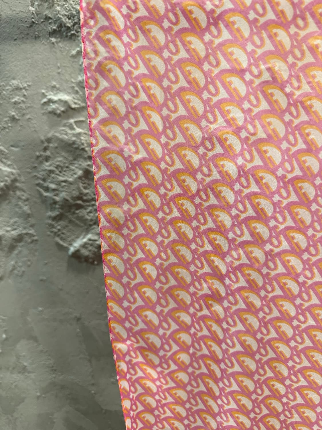 크리스찬 디올 CHRISTIAN DIOR 트로터 실크 스카프 핑크 상품이미지4