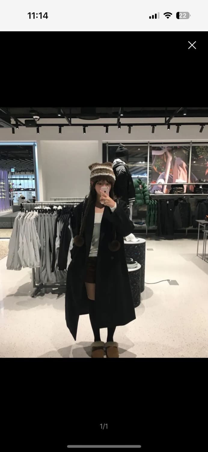 어반드레스 슈퍼 롱 오버핏 코트 M 상품이미지5