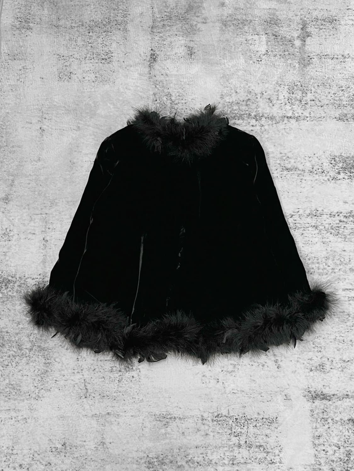 (simonne)NANAst velvet raven jacket  상품이미지6