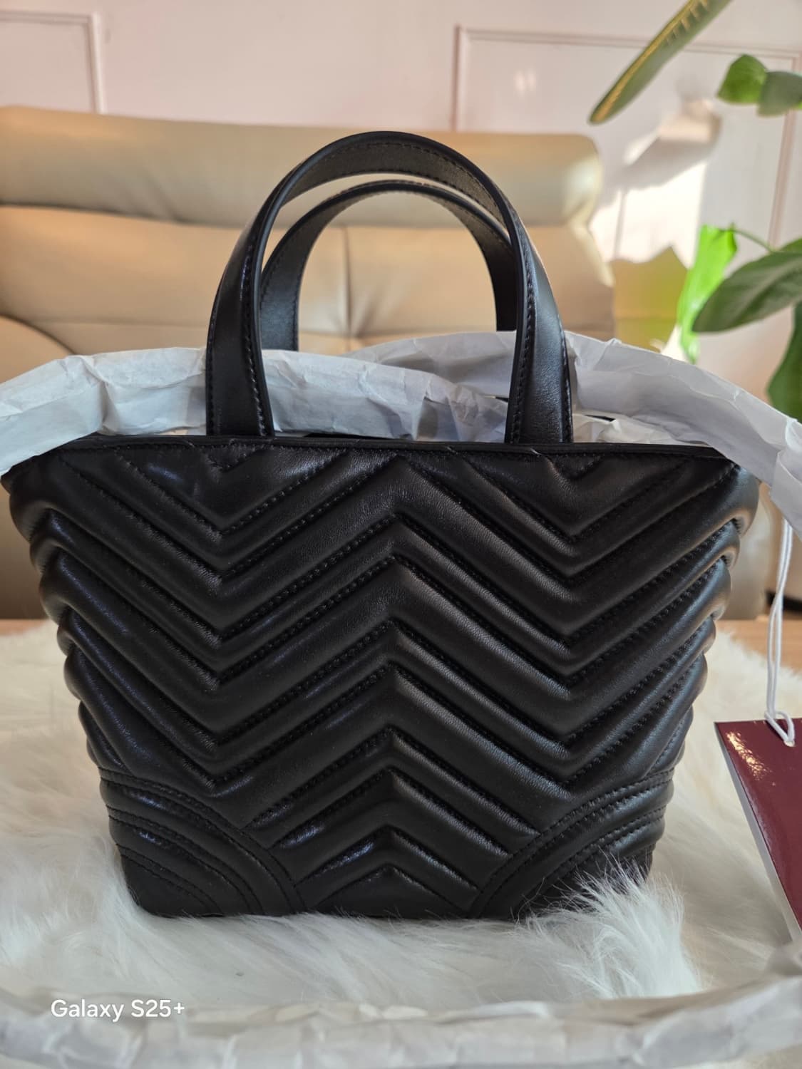 GG 마몬트 미니 토트백 블랙 미개봉 새상품 상품이미지8