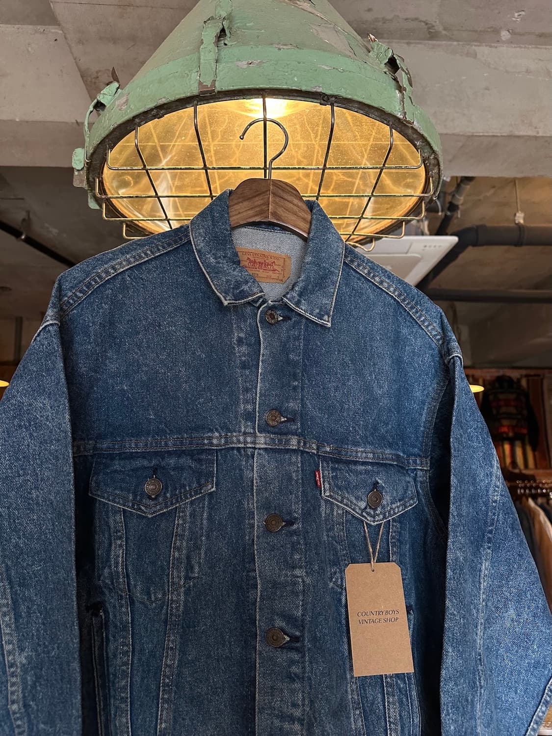 80s USA 빈티지 리바이스 70507 3세대 데님 트러커 자켓 상품이미지2