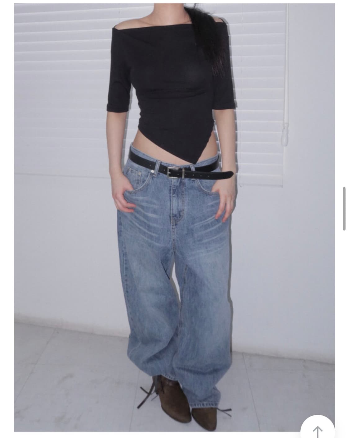 캣워싱 데님팬츠 상품이미지1