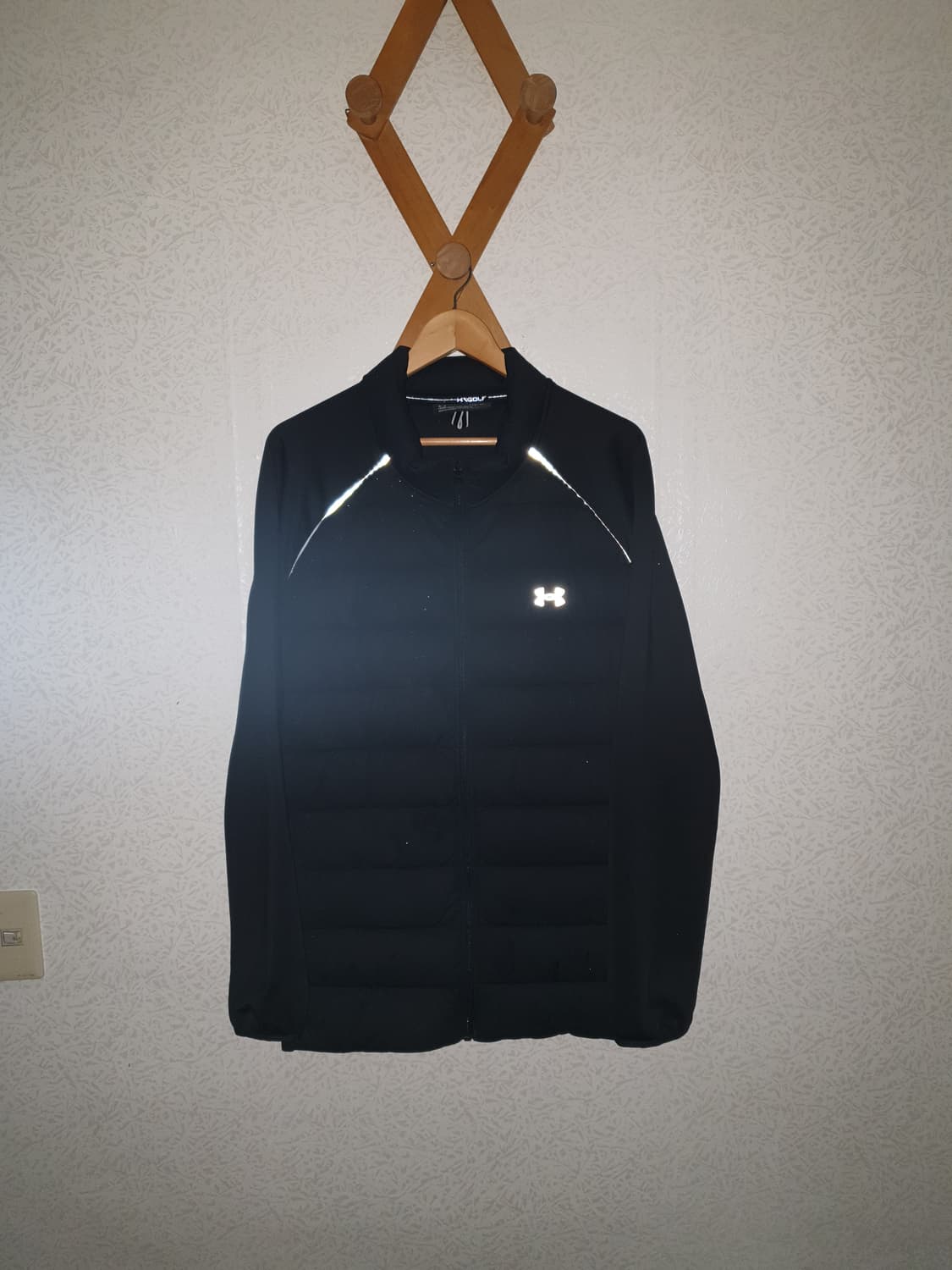 [xxxl/23년] 언더아머 골프 경량패딩 블랙 상품이미지4