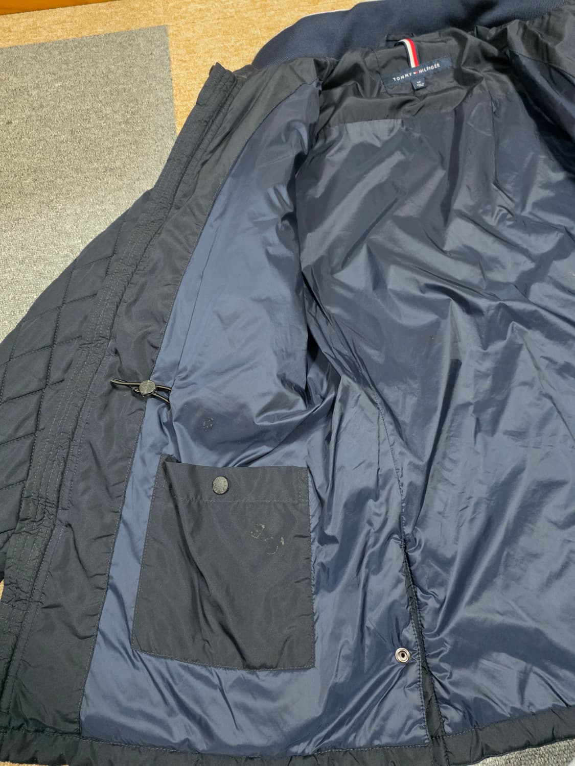 타미힐피거 남성 퀼팅 자켓 네이비 (95) 상품이미지8