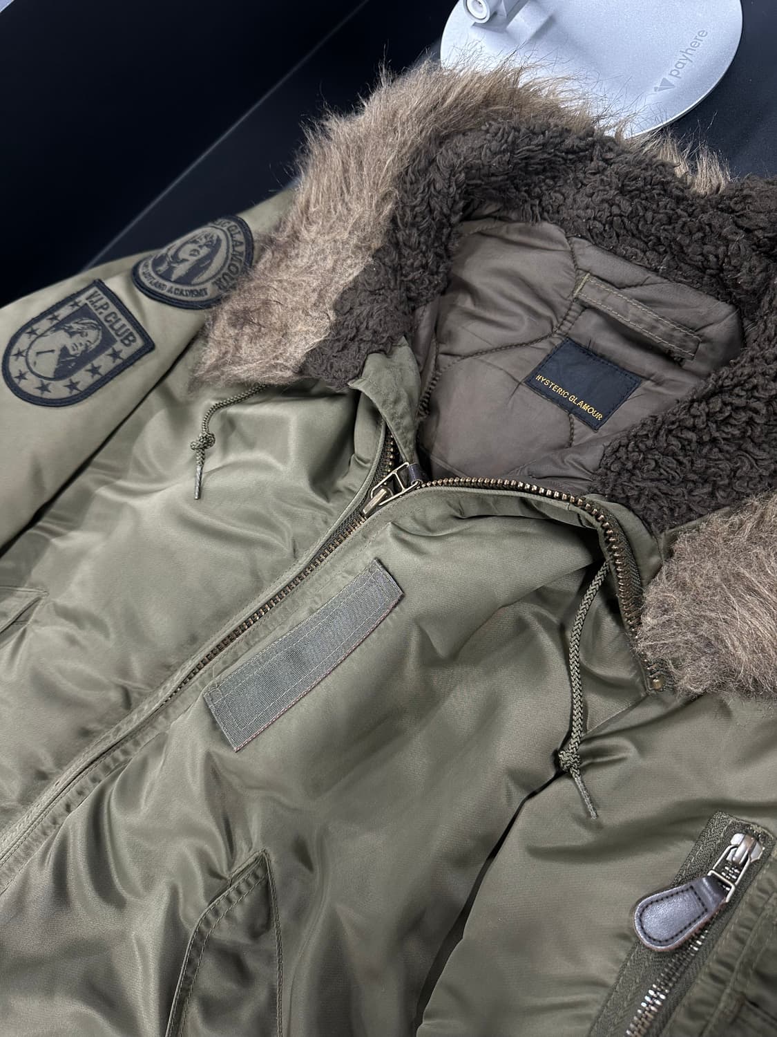 히스테릭 글래머 n-3B 모티브 패딩 자켓 상품이미지5