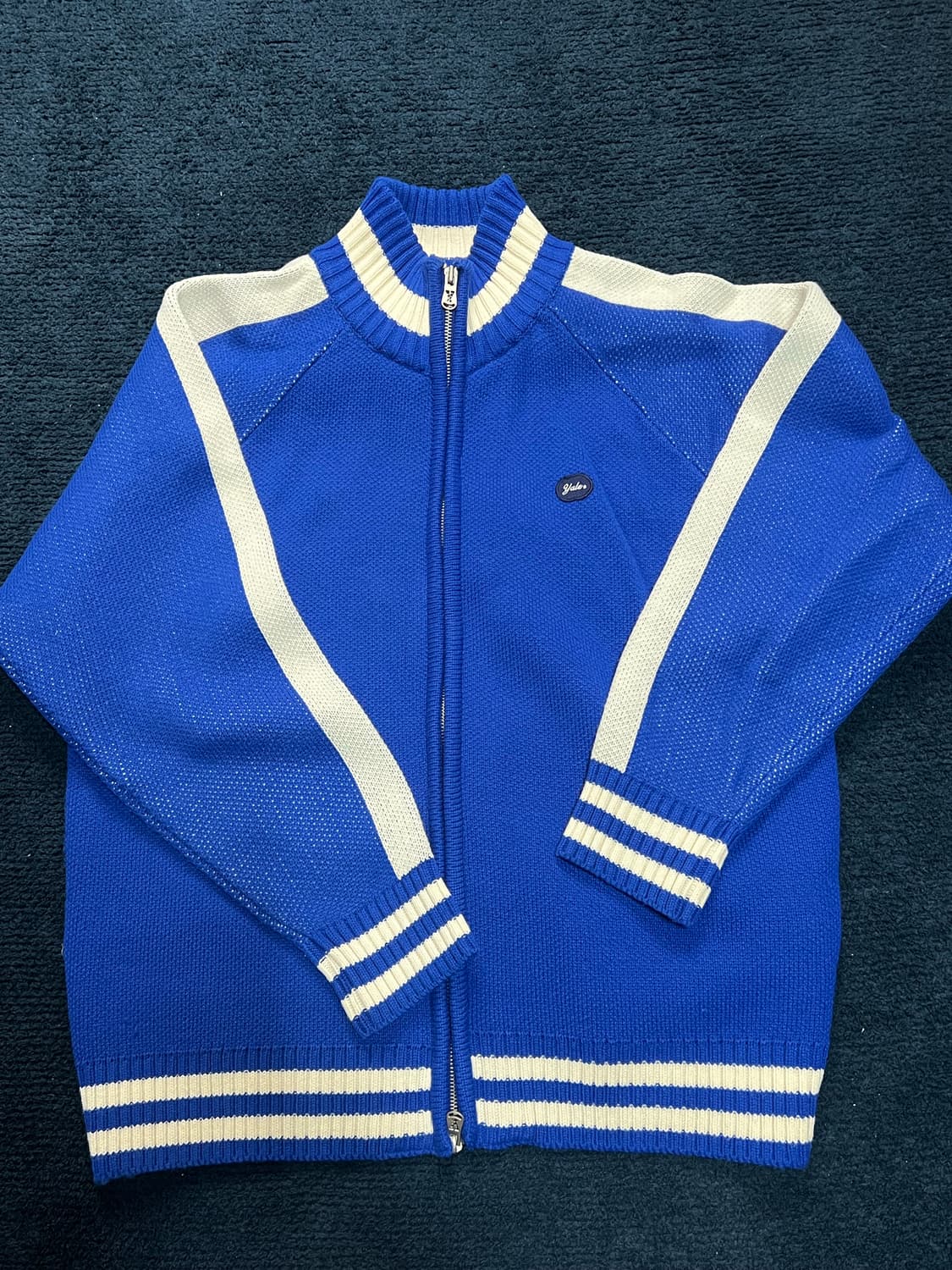 나이스 웨더x예일 니트집업 상품이미지1