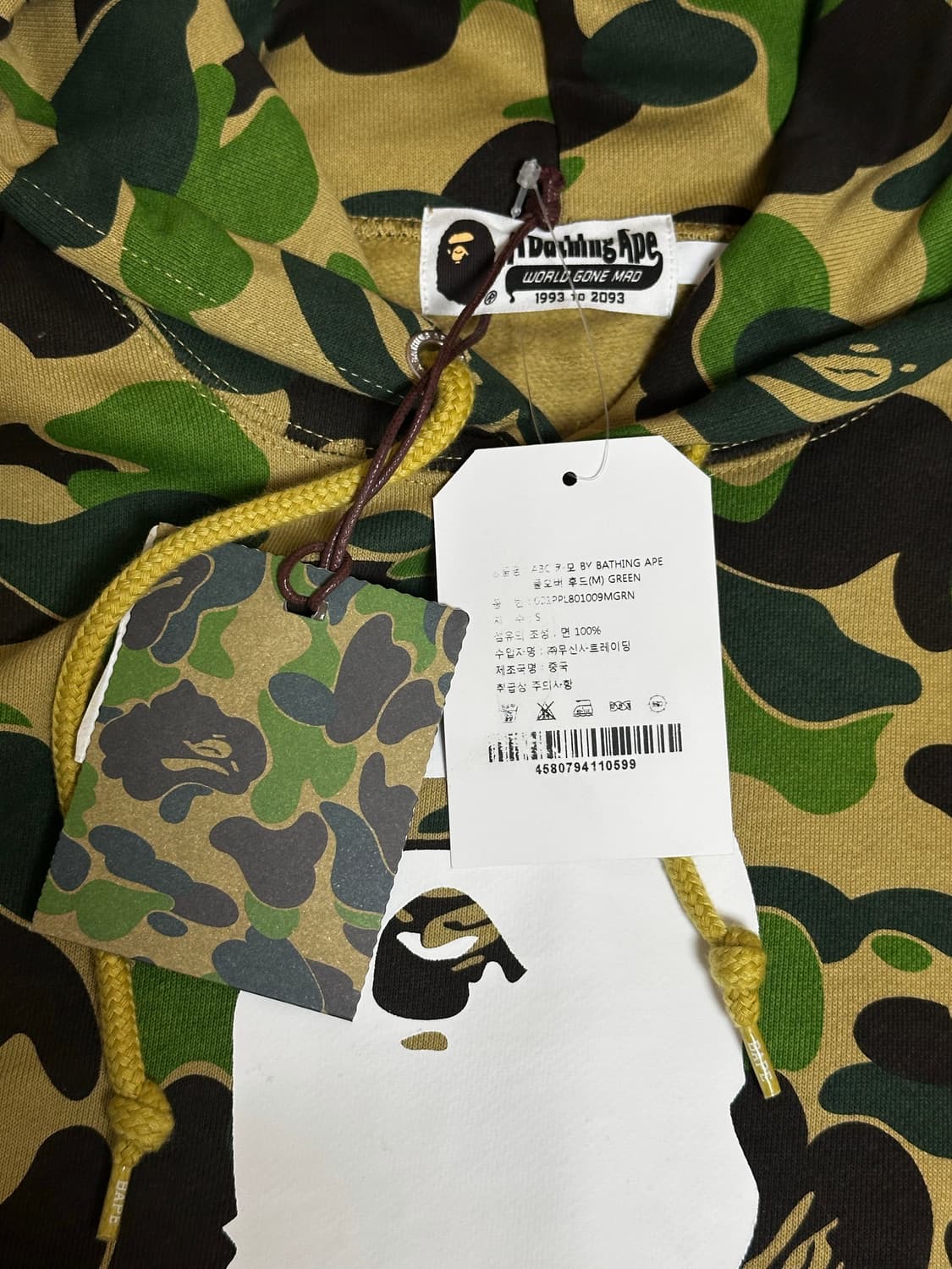 베이프 abc 카모 풀오버 후드 상품이미지6