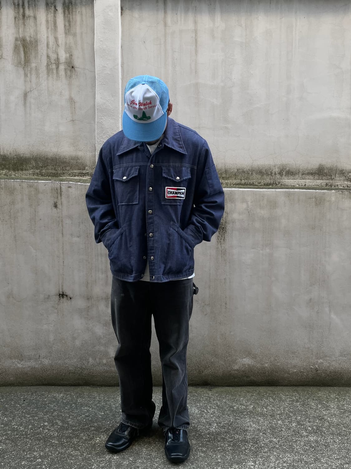 70s Champion Spark plug Official Denim 상품이미지2
