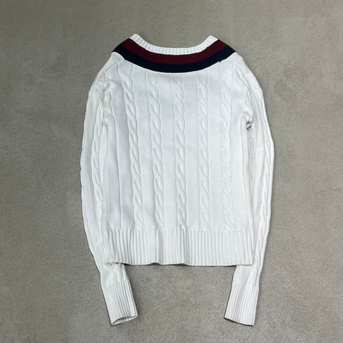 브룩스브라더스 브이넥 꽈배기 니트 s10052 상품이미지2