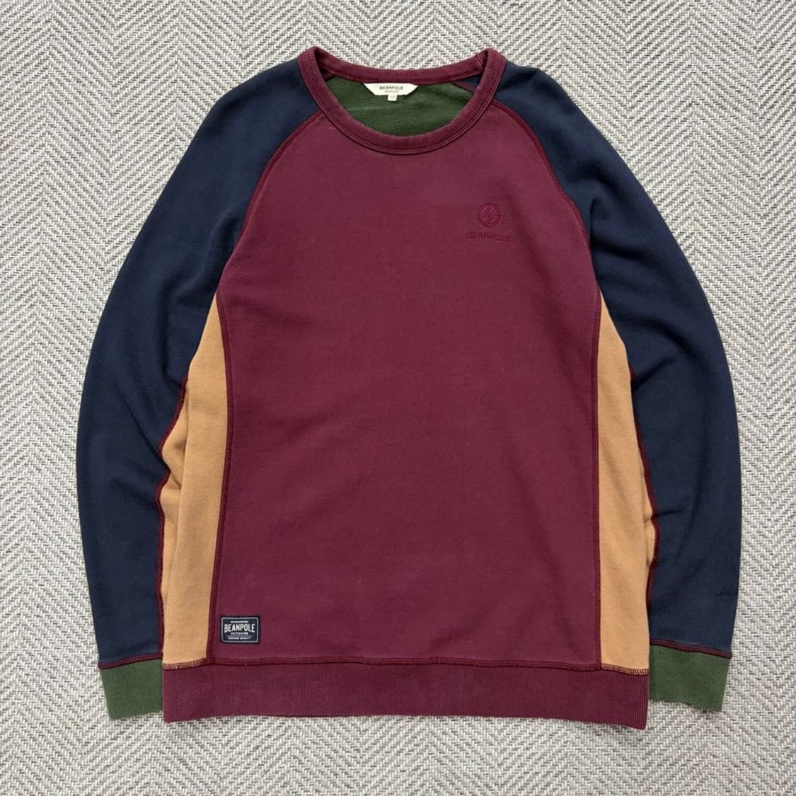 빈폴 배색 레글런 맨투맨 v2012 상품이미지1