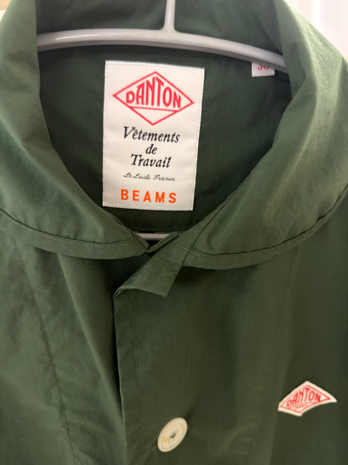 [상태 최상] 단톤(DANTON) x 빔즈(BEAMS) 콜라보 나일론 커 상품이미지2