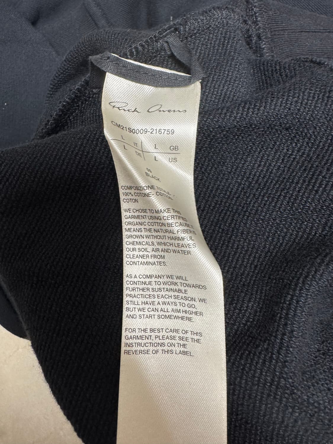 릭오웬스 챔피온 후드 집업 상품이미지7