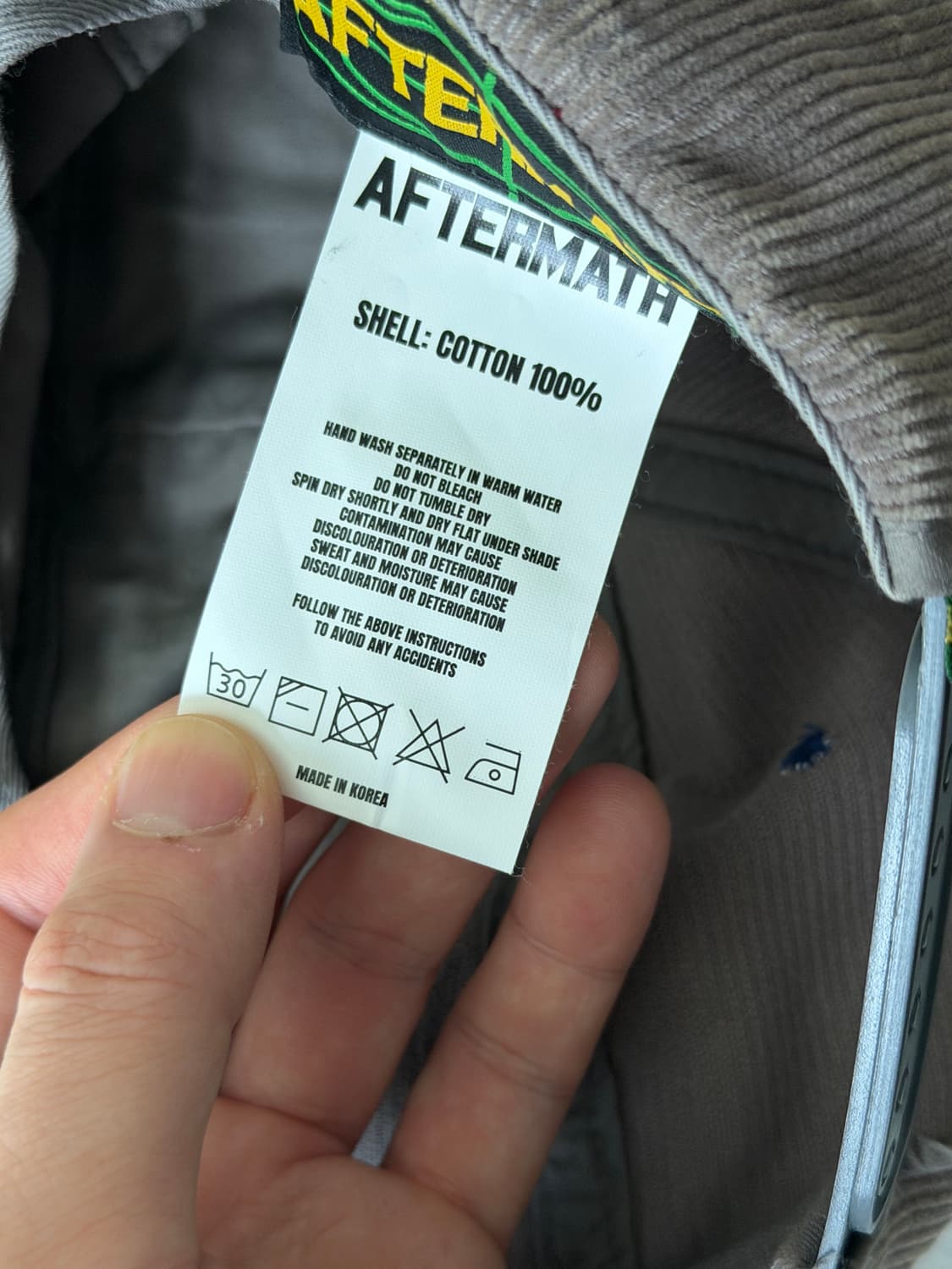 애프터매스 코듀로이 모자 상품이미지3