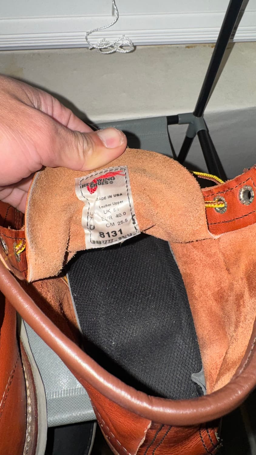 레드윙877&8131 목토부츠 둘중 하나만 판매 (260,255) 상품이미지6