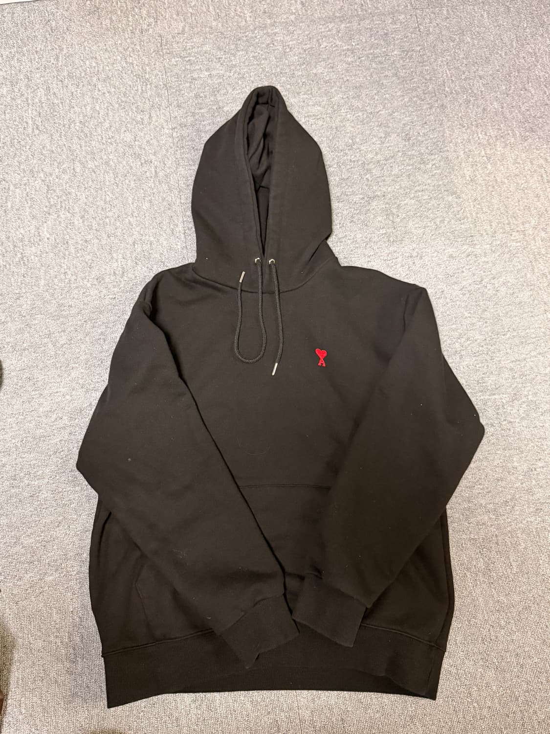 아미 후드티 블랙 L사이즈 상품이미지2