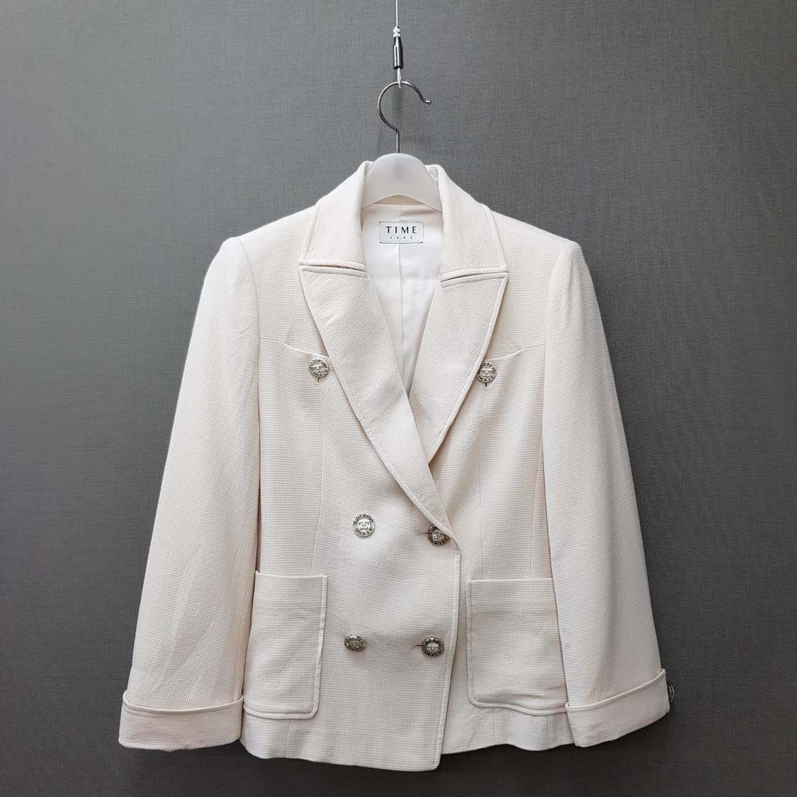 한섬 타임 TIME 2022 더블버튼 테일러드 자켓 F사이즈 상품이미지1