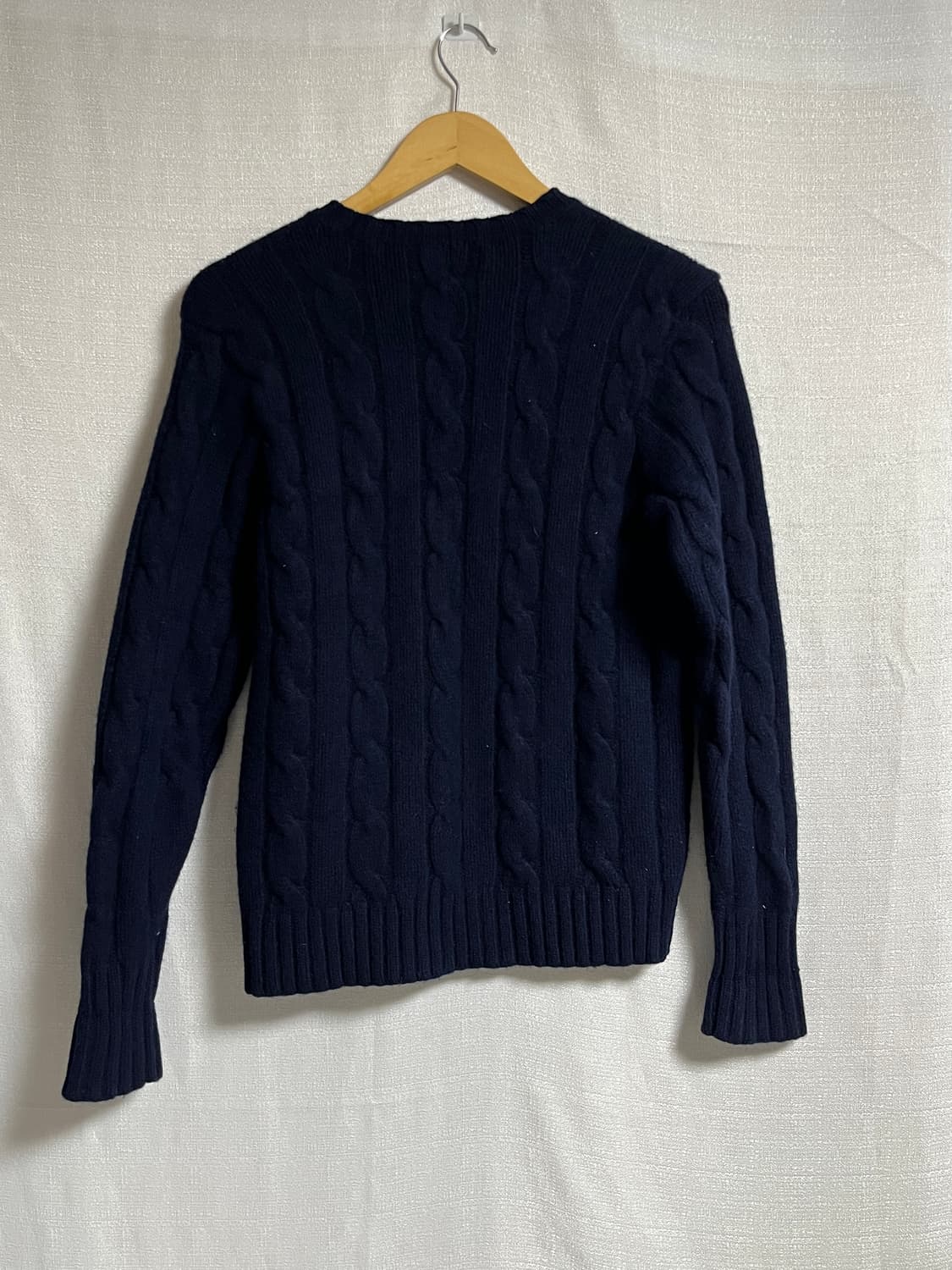 폴로 랄프로렌 울,캐시미어 꽈배기 니트 스웨터 95 상품이미지5