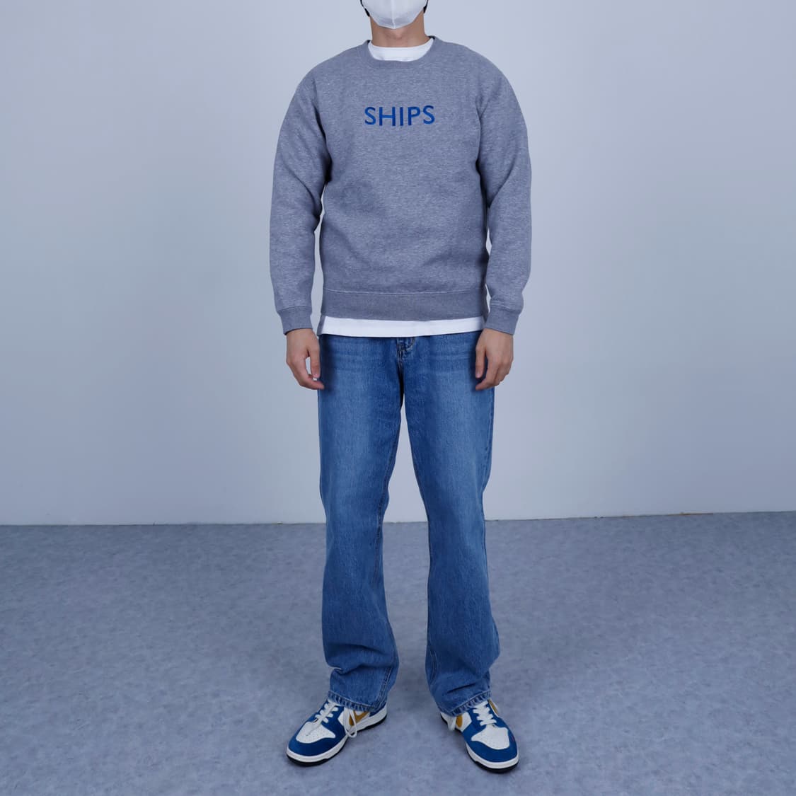 쉽스 로고 스웻 셔츠 크루넥 상품이미지1