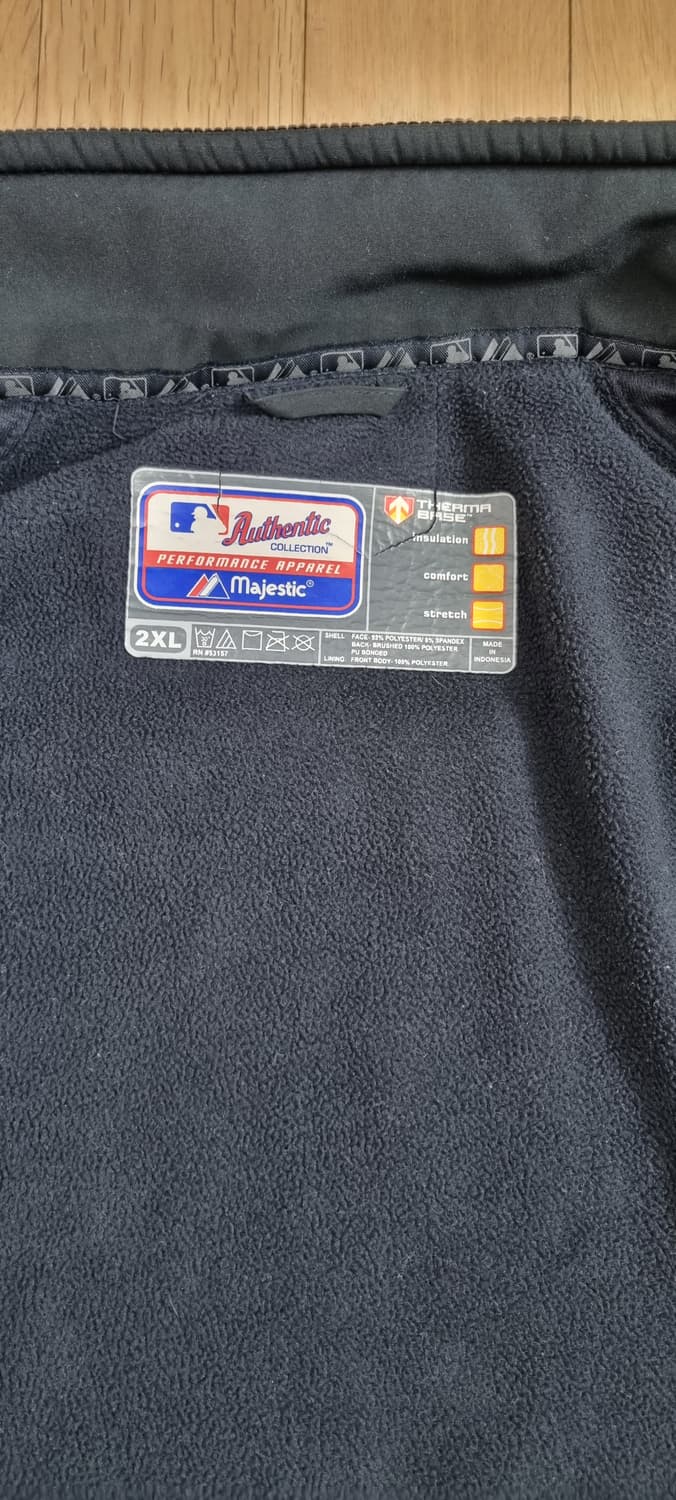 마제스틱 MLB 뉴욕 양키즈 오왼 기모 자켓 XXL _ 남성 상품이미지9