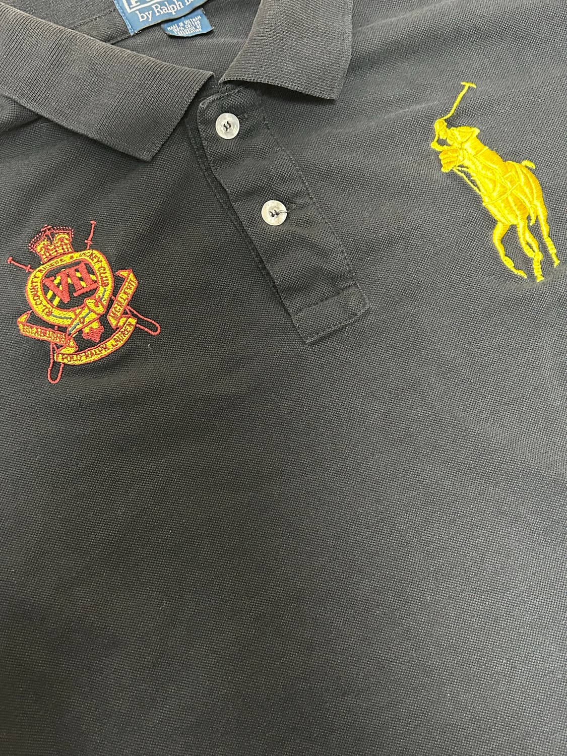 폴로 랄프로렌 블랙 빅포니 엠블럼 pk티 상품이미지3