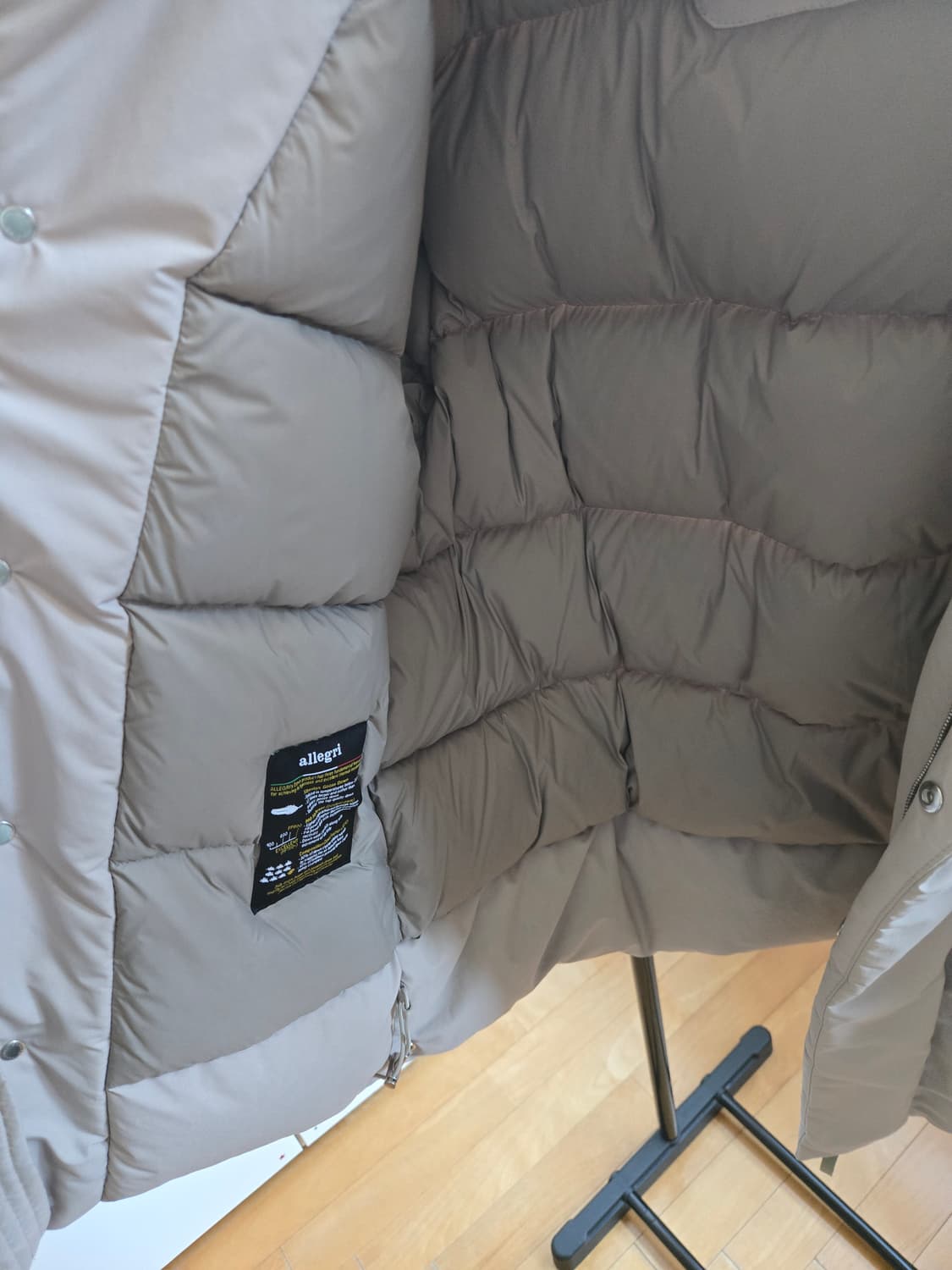 알레그리 후드 패딩 베이지 50사이즈 상품이미지7