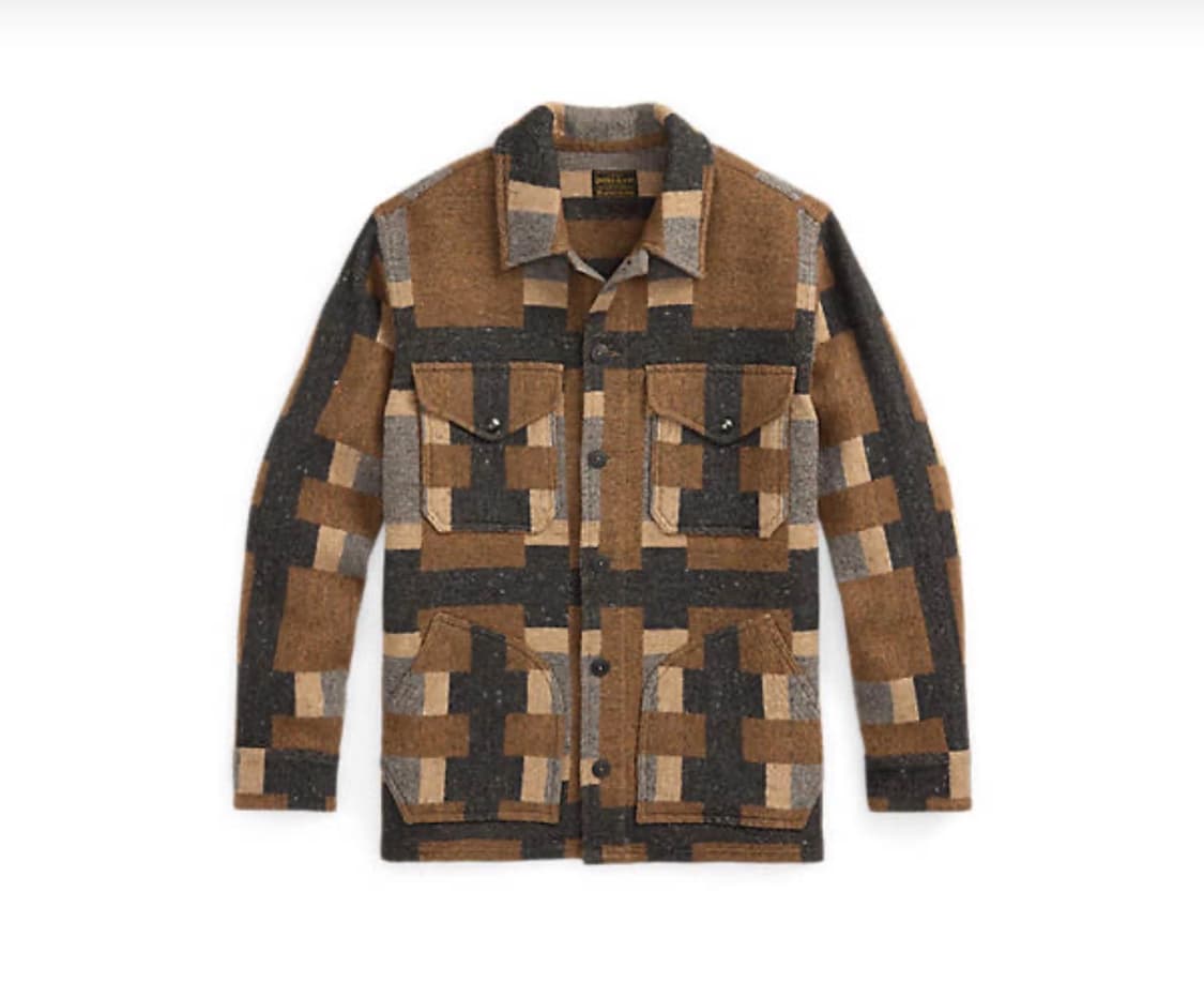 RRL 울 블렌드 자카드 셔츠 재킷 새상품  상품이미지1