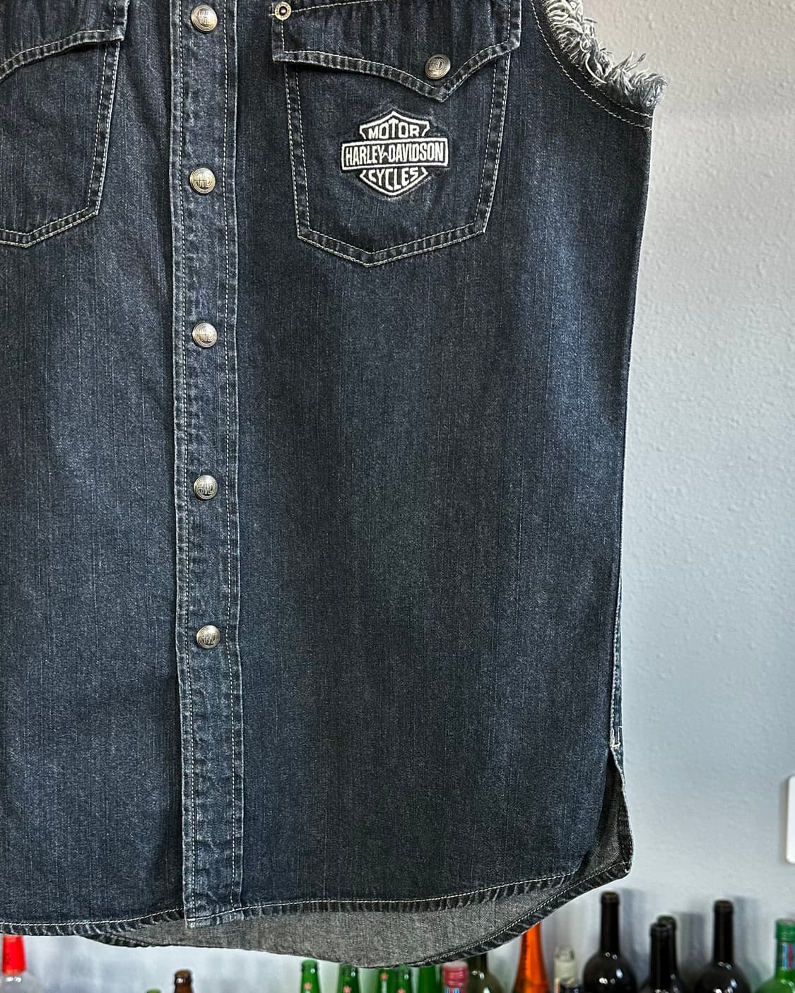[M]할리 데이비슨 모터싸이클 데님 베스트 조끼 상품이미지7